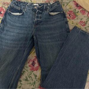 Good American Women's Straight Leg Jeans - Blue
